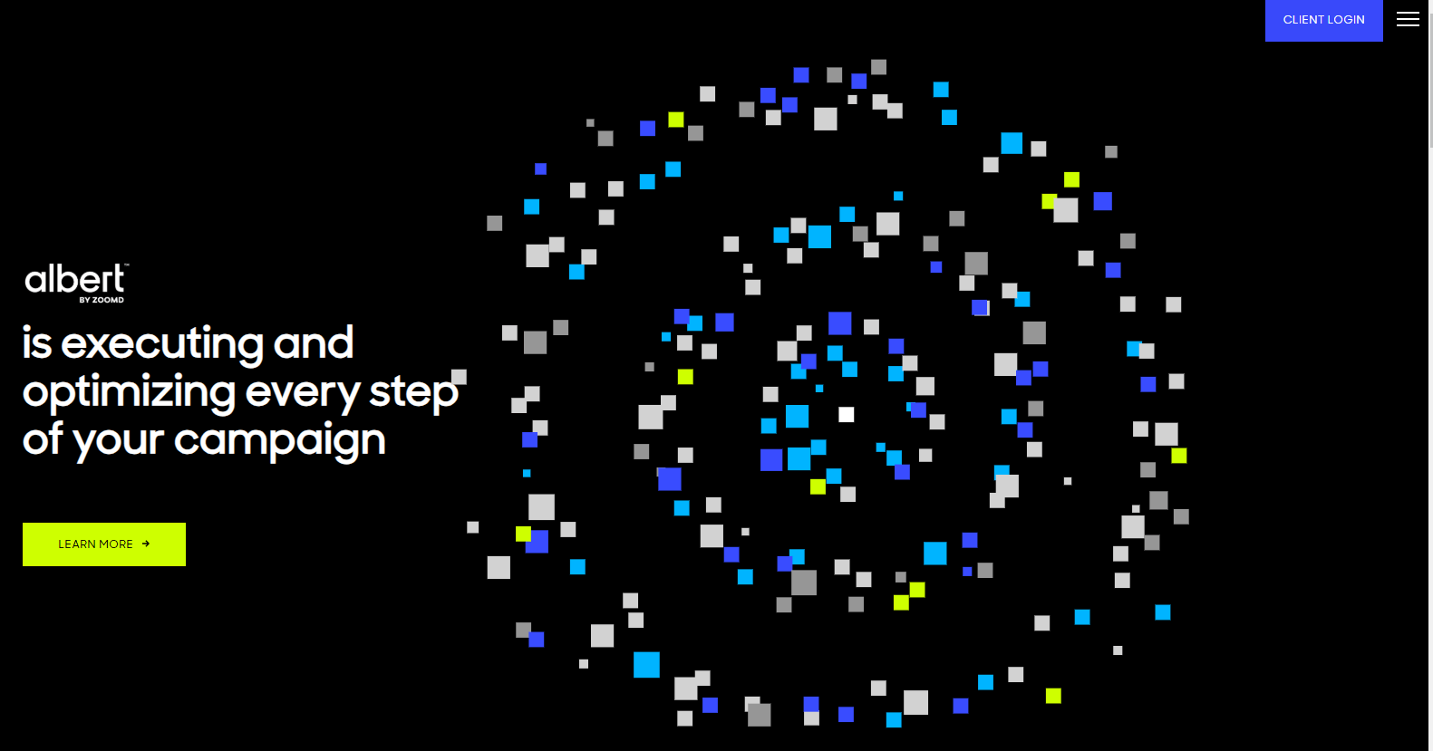 Altbert homepage, an AI software for free and paid advertising