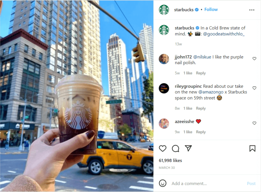 Relationship marketing instagram