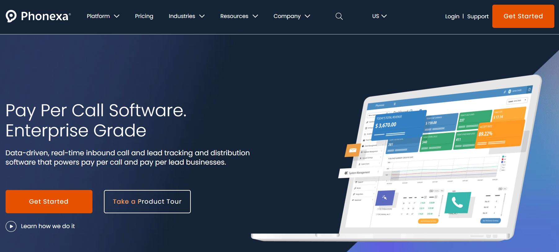 Phonexa ValidRecord UI featuring iClear fraud detection and iClaim compliance playback for lead sellers.