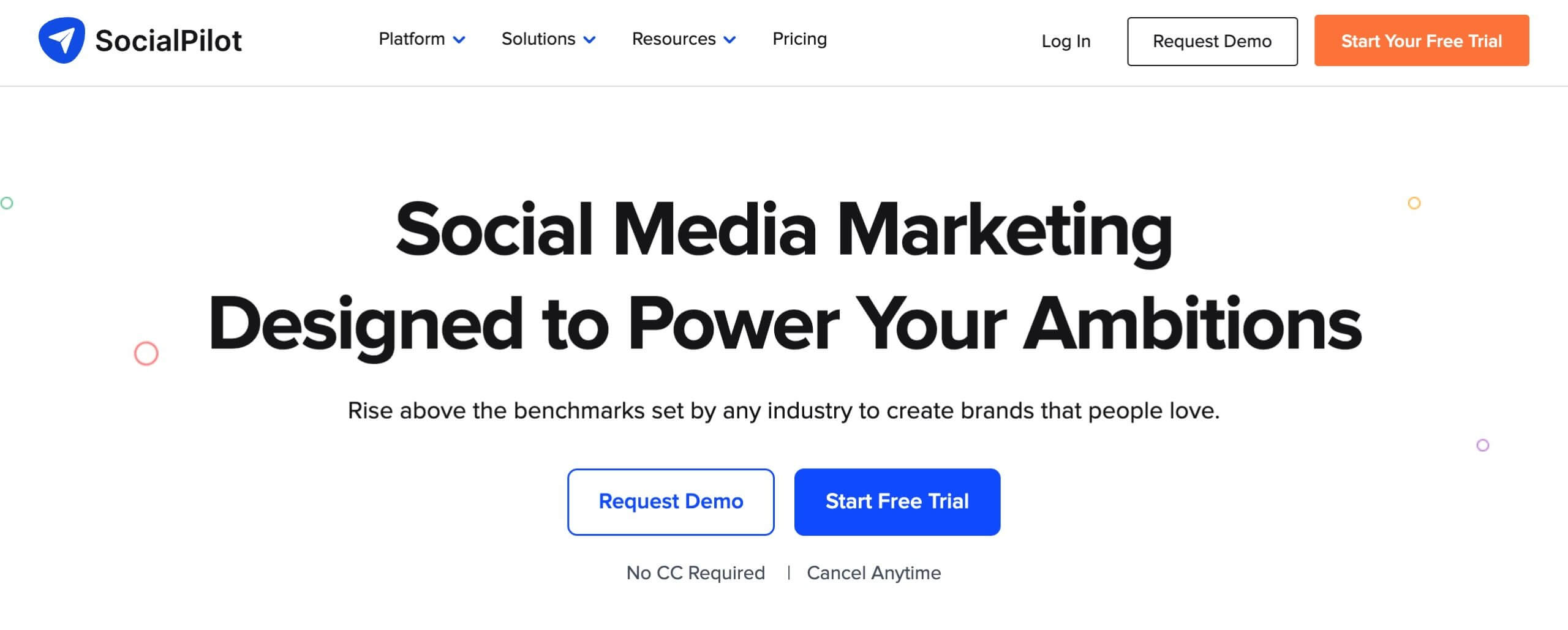 socialpilot.co homepage