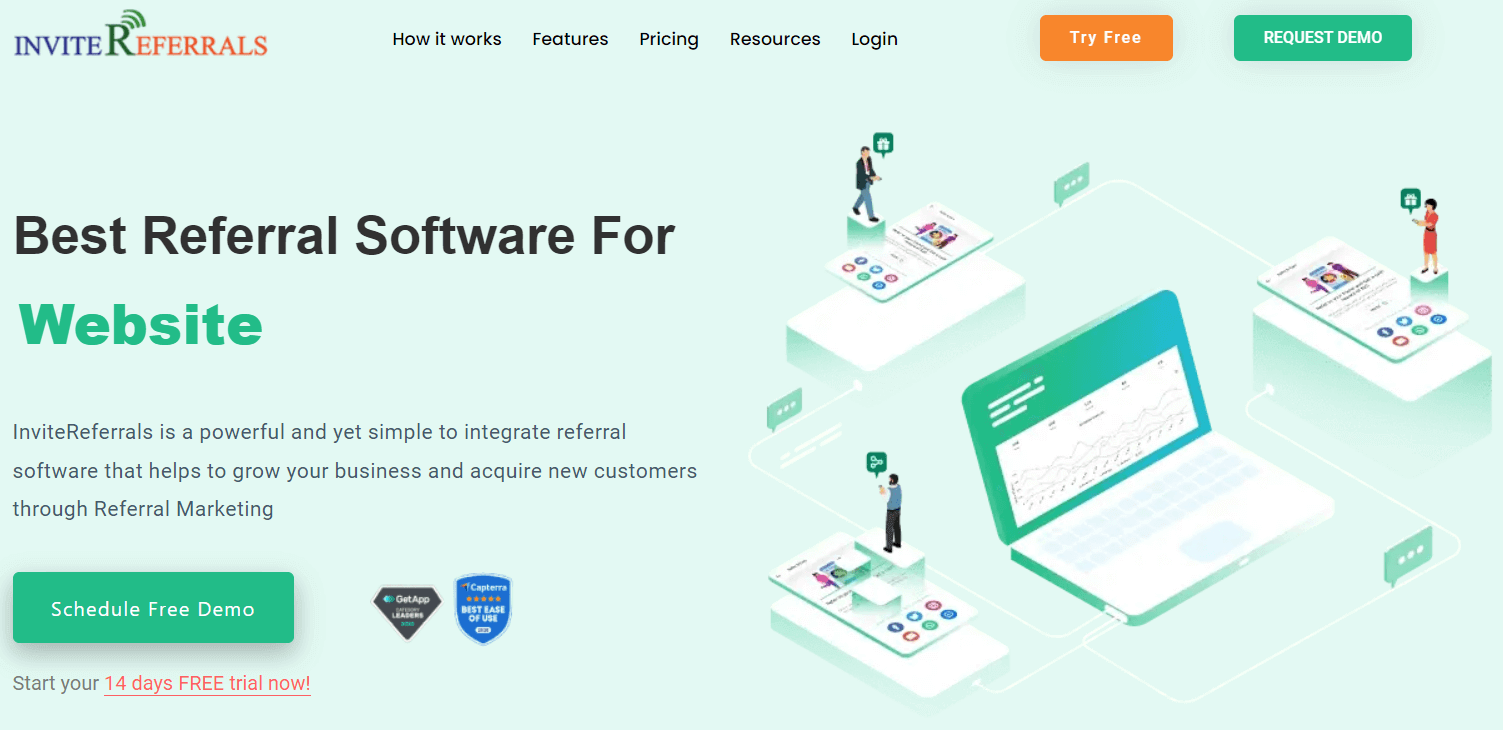 InviteReferrals - Website