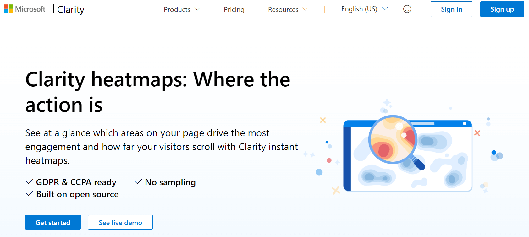 Microsoft Clarity - Free Heatmaps & Session Recordings