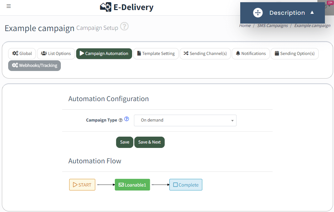 Automated email sequences with E-Delivery