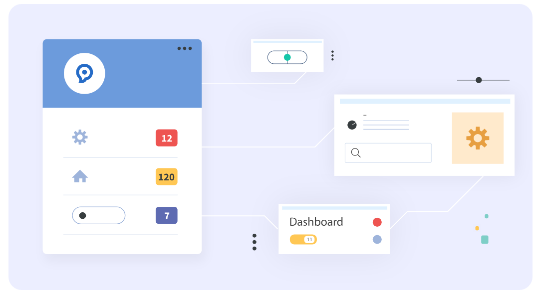 Simplified visualization of Phonexa's interface