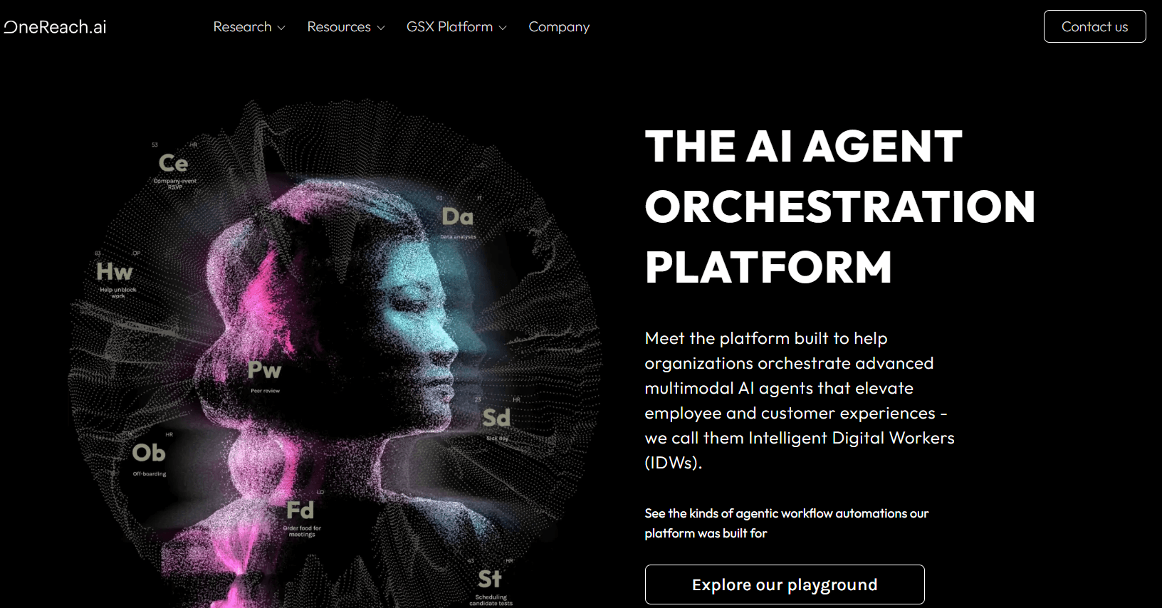 OneReach ai, an AI agent orchestration platform