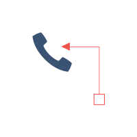 Illustration explaining how automated call redirection and callbacks ensure efficient handling of important leads and prevent spam calls.
