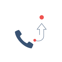 Illustration showing how intelligent call routing ensures calls are directed to the most qualified agents based on customer data.