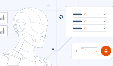 Visualization of the importance of AI for lead generation