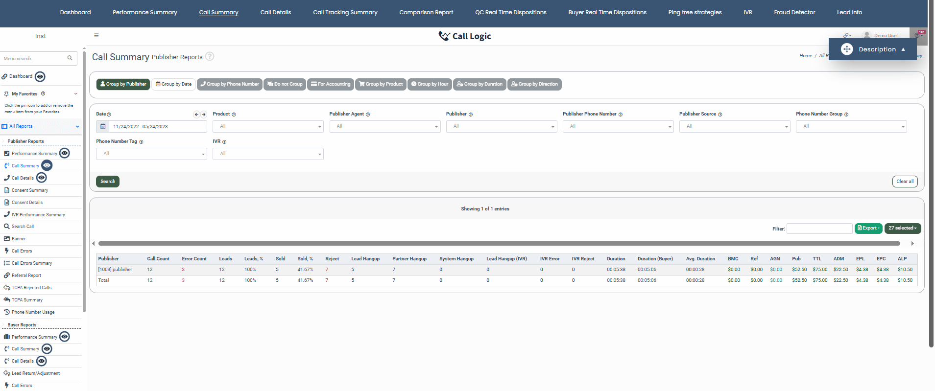 Call Logic deeper-level insights into phone calls