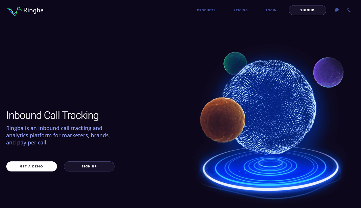 Ringba, an inbound call tracking platform