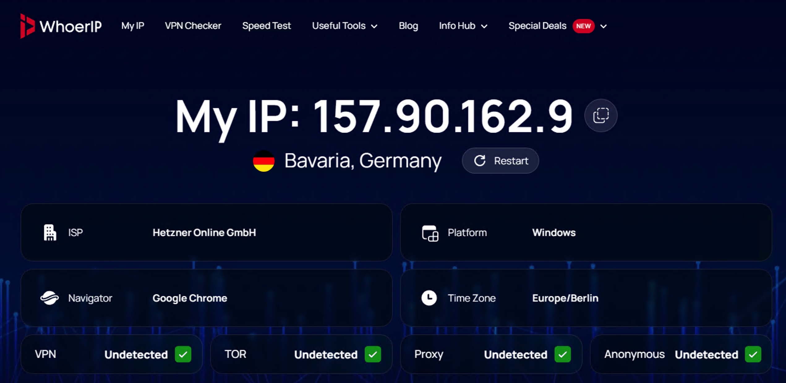 whoerip.com homepage