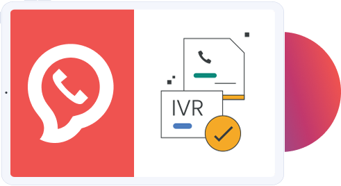 Representing IVR software for inbound call handling