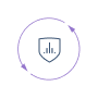 A shield representing security and safety you get by pre-qualifying leads