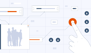 Visualizing the analytics process that takes place when reviewing software providers