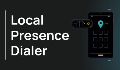Visualizing a local dialer built into a phone system