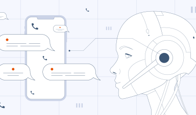 Illustration of how conversation intelligence works and how it performs in call analytics platforms